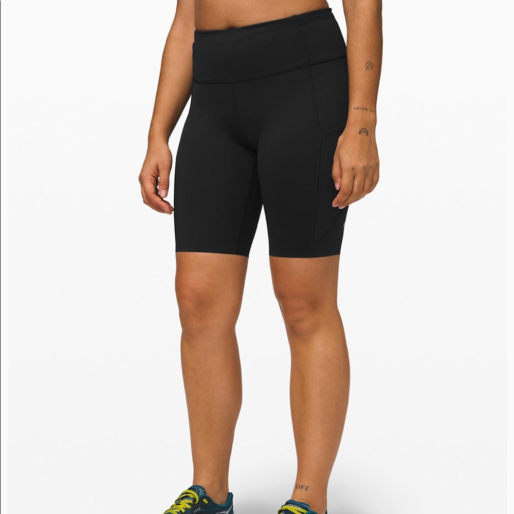 Lululemon Fast and Free Biker Shorts 10”